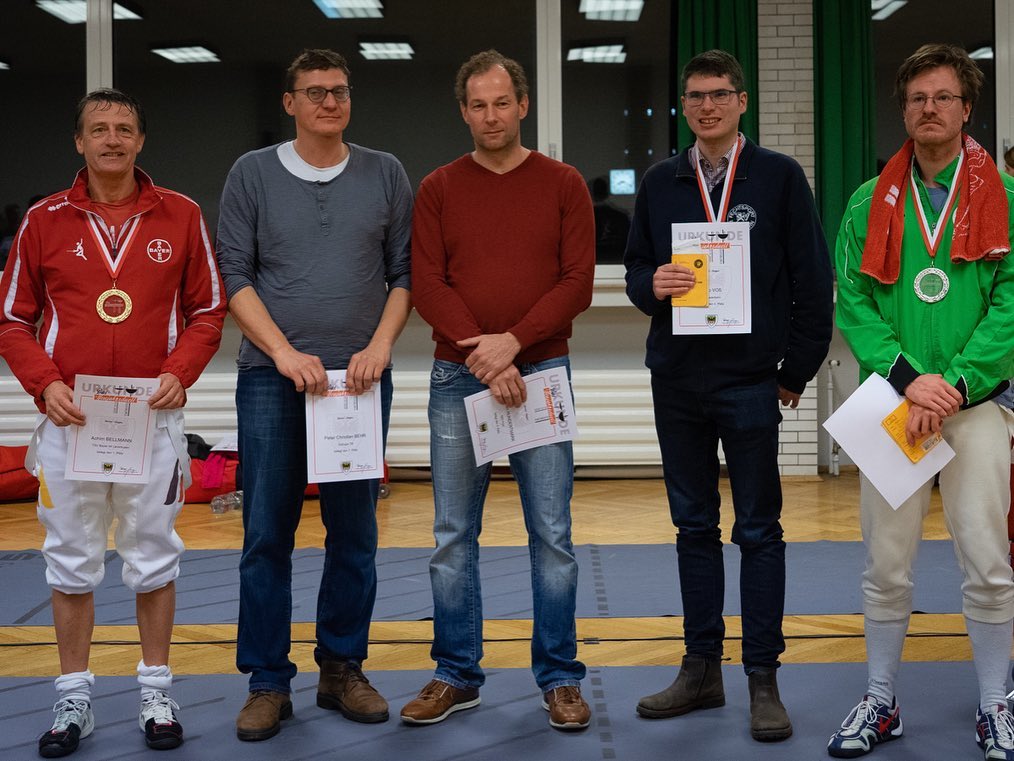 Erste Medaille in 2020: Stefan Wolfteich steht in Duisburg im Finale